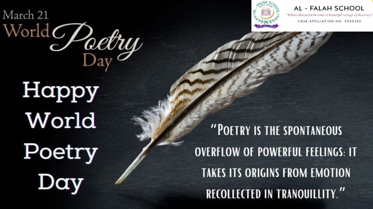 World Poetry day-21st March